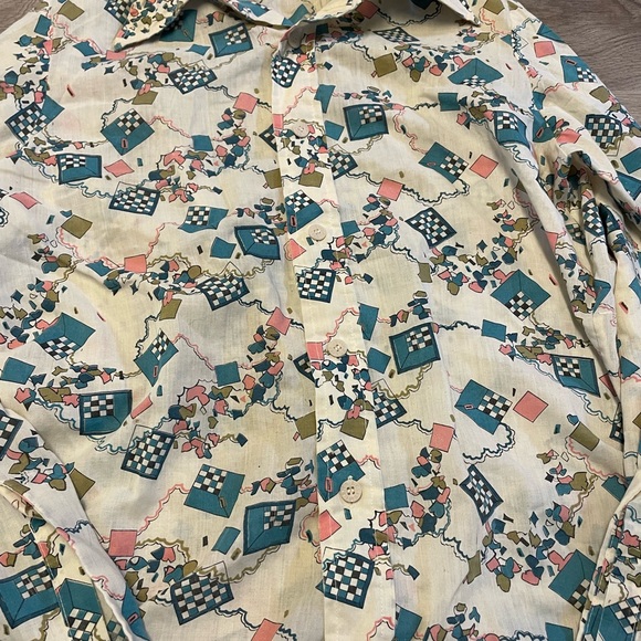 70’s men’s Levi’s button up shirt size medium - Picture 2 of 4